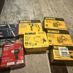 Also have Air Hammer And Husky Impact Wrench