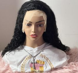 Water Wave Wig Lace Front Human Hair