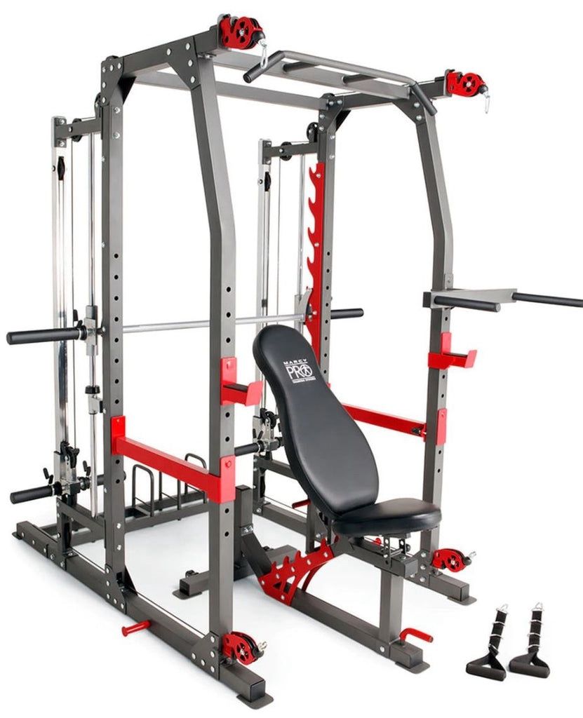 Year End Sale - Marcy SM-4903 - Home Gym Smith Machine Squat Rack Power Cage with Olympic Bench  - NEW IN BOX - FULL WARRANTY 