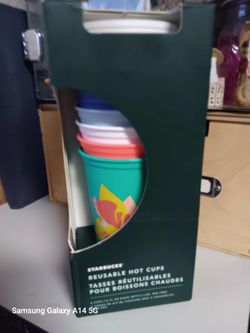 Starbucks Reusable Cups(6) New Box