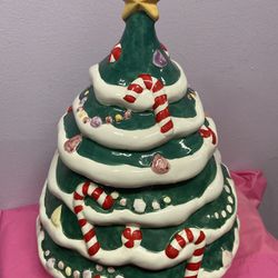 Christmas Tree Cookie Jar, Home For The Holidays