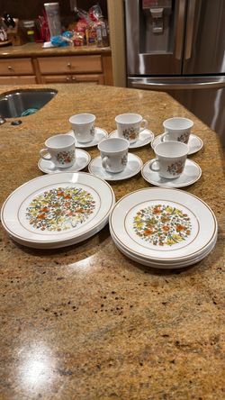 Vintage corelle Indian summer plates