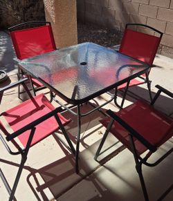 Glass Patio Table - Moving Sale!