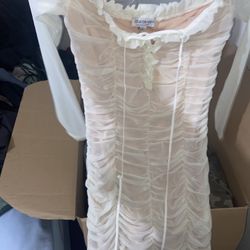Fashion Nova White Dress 