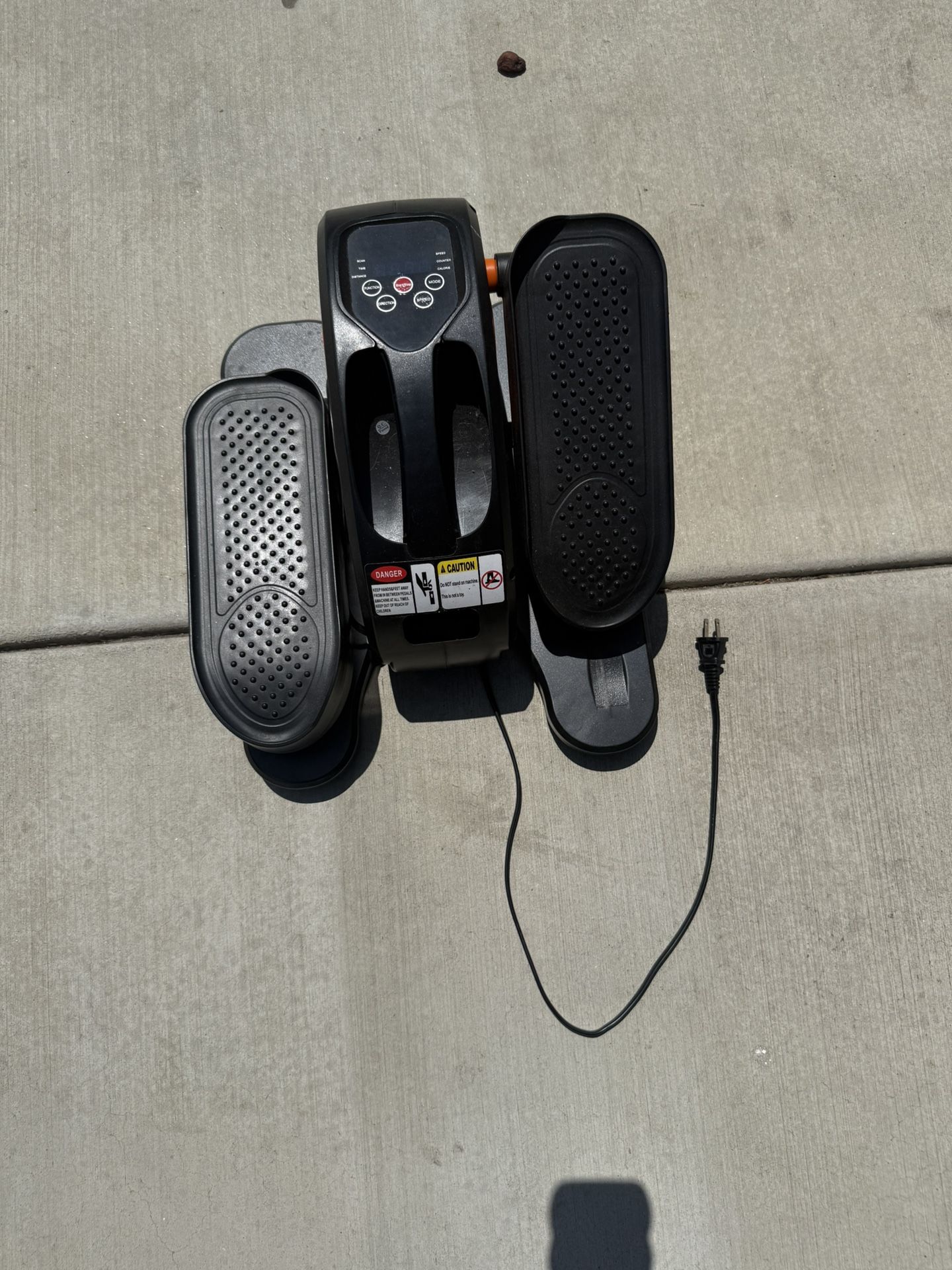 Under Desk Elliptical, Electric Foot Pedal Exerciser, Fully Assembled Seated Elliptical, Compact Portable Elliptical Machine Trainer