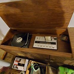 Antique recorder player console