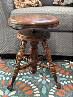 Antique stool / plant stand