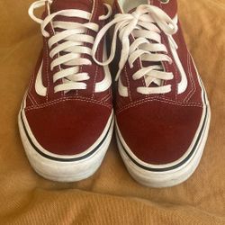Vans Size 9 Maroon 