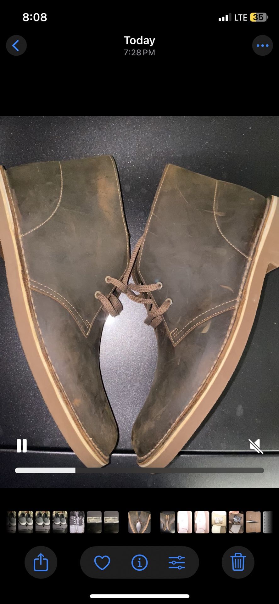 Clarks Leather Boots