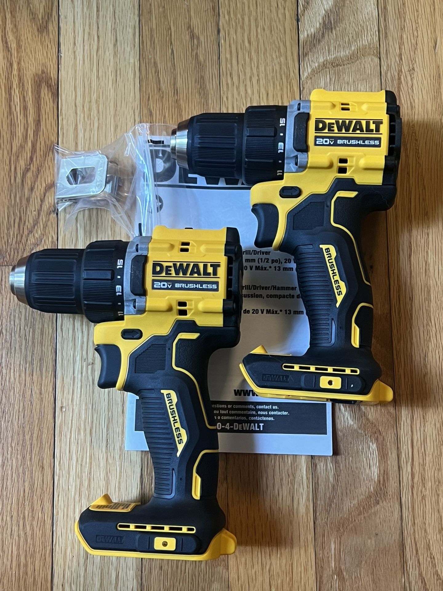Dewalt 20V 1/2” Brushless Compact Drill/ Impact ( Tool Only)