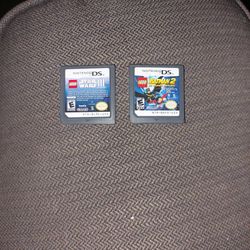 2 DS Games Lego Star Wars 3 and Lego Batman 2 DC Super Heroes