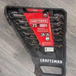 Craftsman SAE Long-Panel Wrench Set, 7 Piece