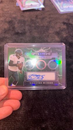 2026 leaf optic Chrome football, Time Machine Donovan McNabb