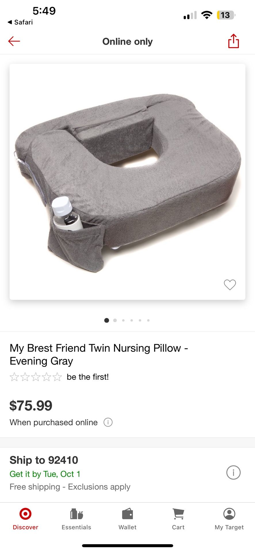 Twin Breastfeeding Pillow