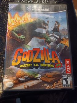 NINTENDO GAMECUBE GODZILLA GAME COMPLETE IN BOX WITH BOOKLET $100 FINAL PRICE READ DESCRIPTION AND SEE ALL PICTURES