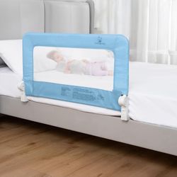 1-Pack Bed Rail for Toddlers 59" L| kids Bed Rails for Twin, Full &Queen Toddler Bed Size | Swing Down Bed Rail Guard | Baby Bed Side Rail 