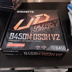 GIGABYTE B450M DS3H V2 128GB DDR4 SDRAM Motherboard - Black