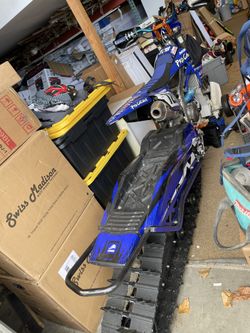 2018 Yamaha Yz450 Yz450f Camso Snowbike Kit Full Setup