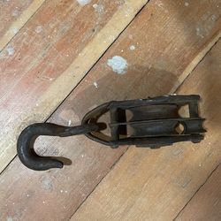 Antique Double Block And Tackle