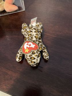 Ty Teanie Beanie Baby “Freckles” Leopard 