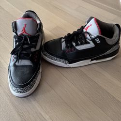 Jordan 3 Retro Black Cement (2018) - Size 12