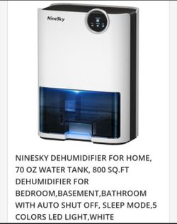 New Dehumidifier
