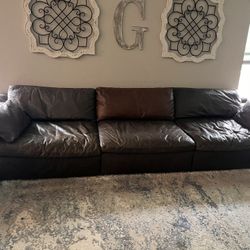 Leather Couch 