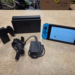 Nintendo Switch HAC-001 Console Red Blue Joycons