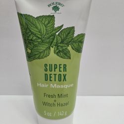 Bolero Super Detox Hair Masque Fresh Mint + Witch Hazel #haircare #detox #beauty