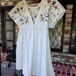 summer cotton tunic L