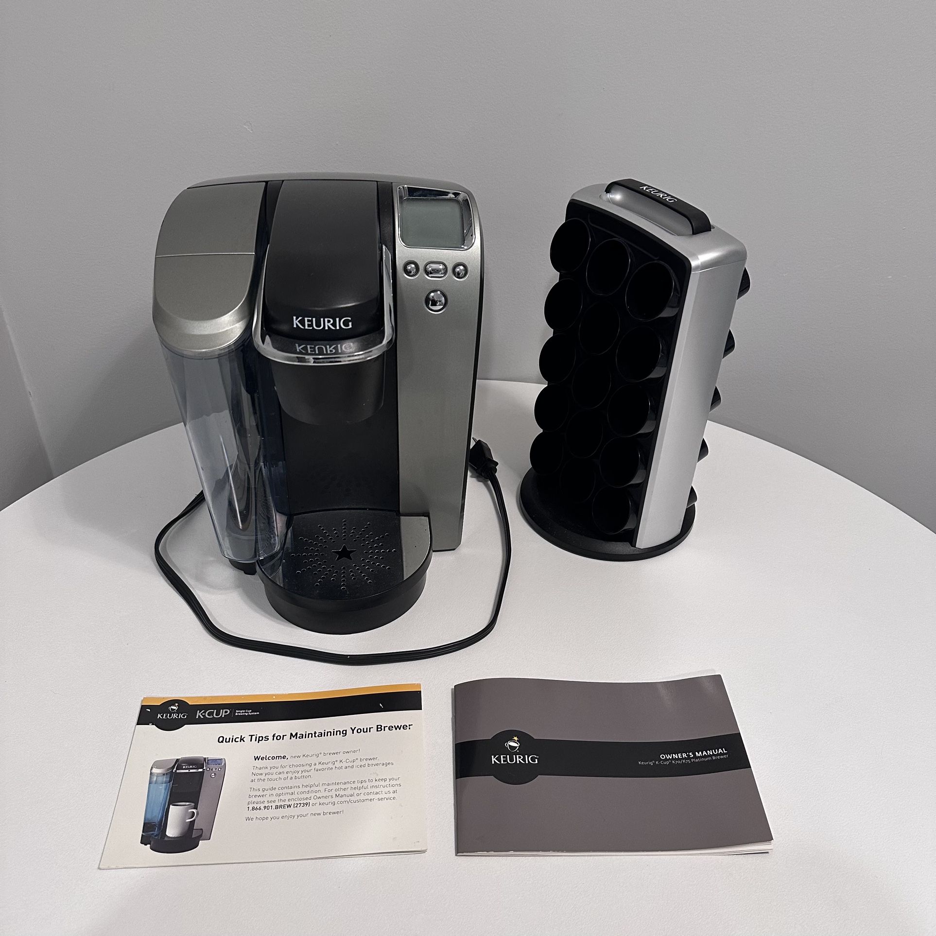 Keurig K70 KCup Coffee Maker Black KCup Single Server Brewing System