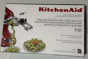 KitchenAid 7-Blade Spiralizer Plus; $75