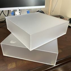 Shoe box display set of 3