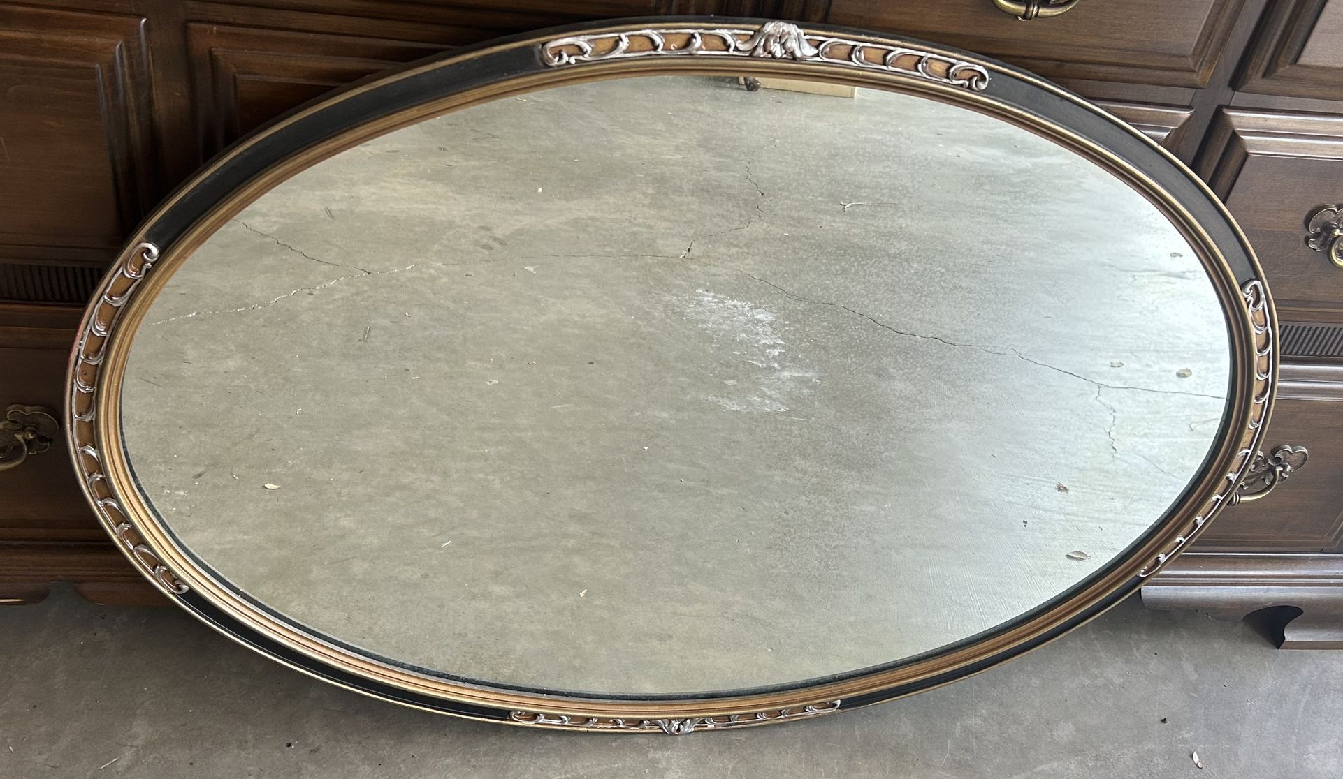 Vintage Ornate Framed Mirror- Rare