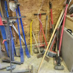 Burp Bar LG And Med. Misc Floor Scrapers. 100# Floor Roller, Air Floor scraper