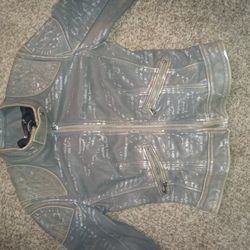 Dolce And Gabbana Leather Motorcycle Jacket