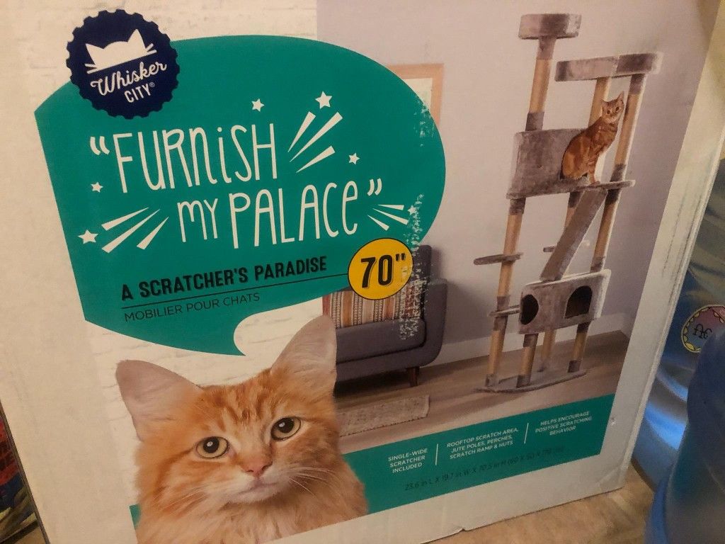 Whisker City Cat Tower 70 In.
