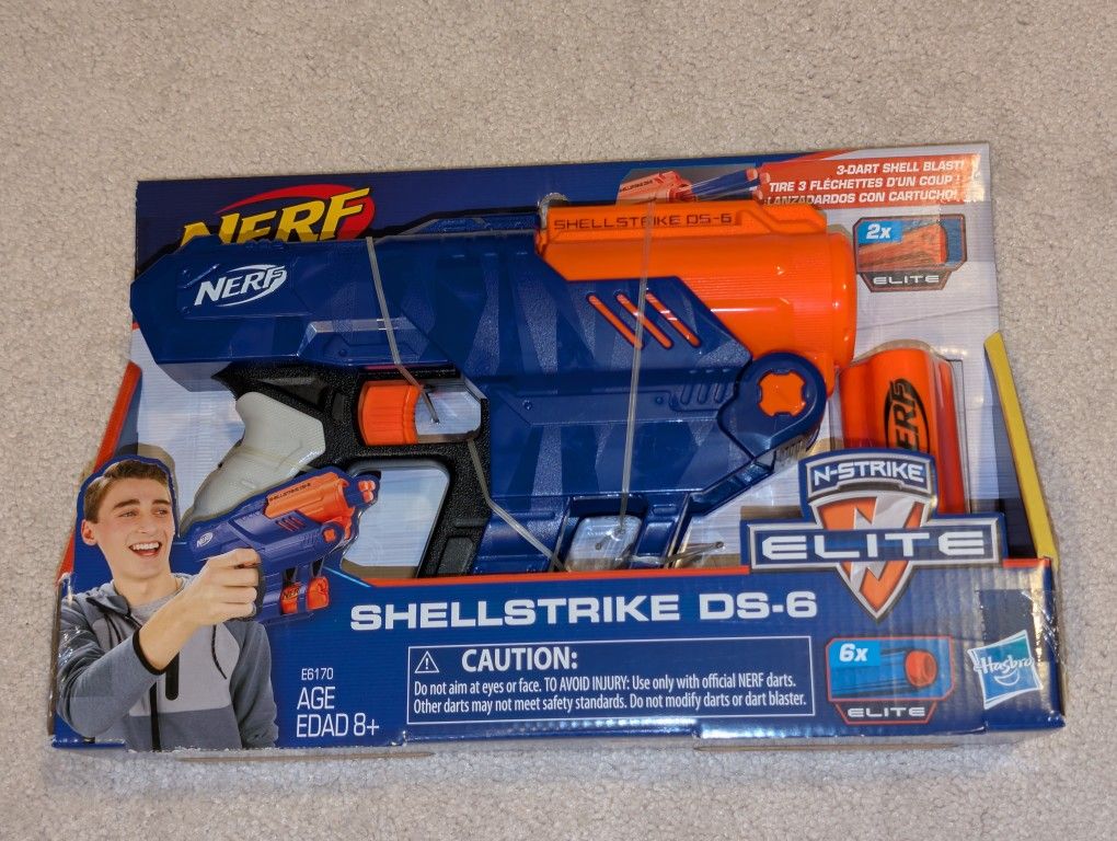 New Nerf N-Strike Elite Shellstrike DS-6 