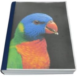 Clear Linen Wrap-Around Thermal Binding Report Covers - 2 inch Spine, Letter Size, Navy, Portrait 20 Pcs