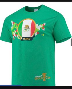 **NEW!!Mexico Team CONCACAF Gold Cup Event T-Shirt -  LARGE/Green