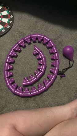 Weighted smart hula hoop