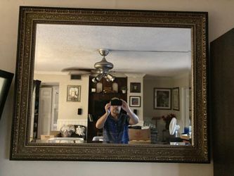 Beautiful mirror color Old gold 4 x 3 Feet