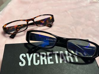 sycretary 2pcs office siren glasses