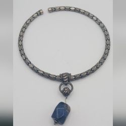 Chicos blue Stone necklace 
