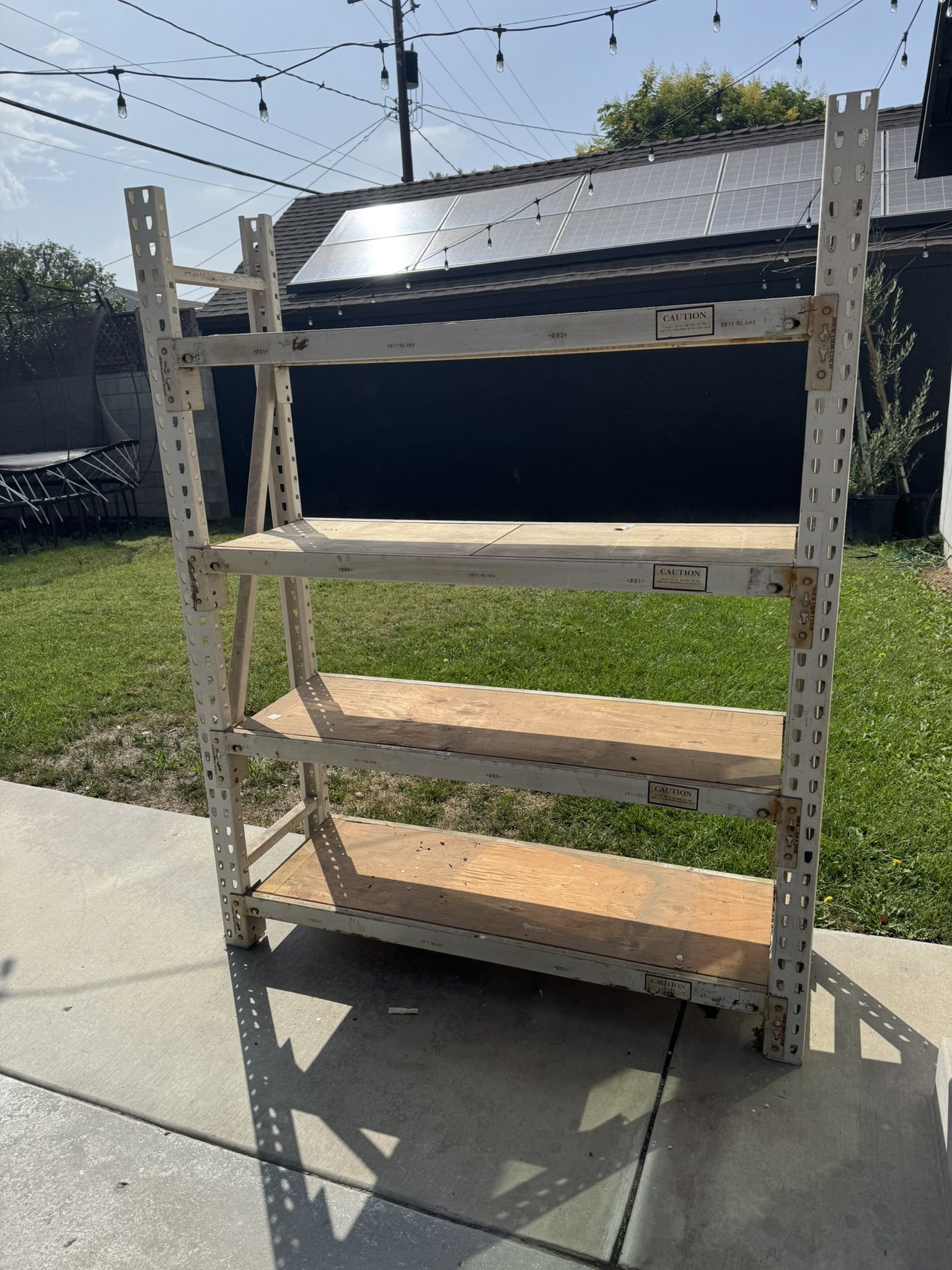 4 Shelf Heavy Duty Metal Garage Rack