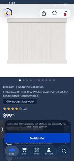 White vinyl fence