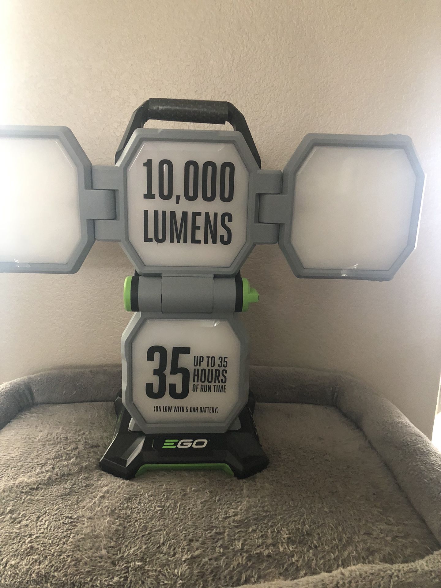 New Ego 56v Battery Powered Outdoor Lights 