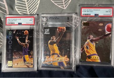 Kobe Bryant Rookie Card Lot of 3 Graded