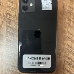 BLACK FRIDAY DEAL IPHONE 11 64 GB UNLOCKED DISPLAY CHANGED