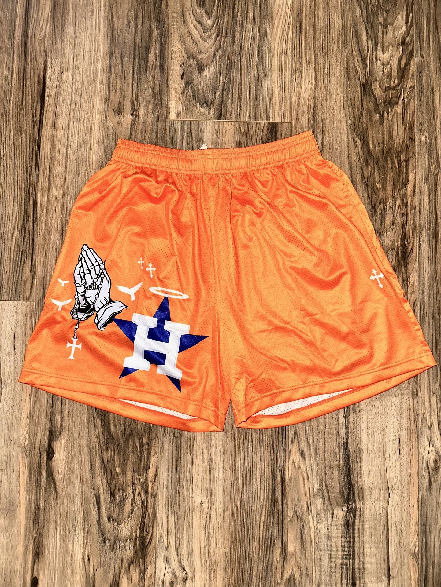 Custom Houston Astros Asap Culture Mesh Shorts